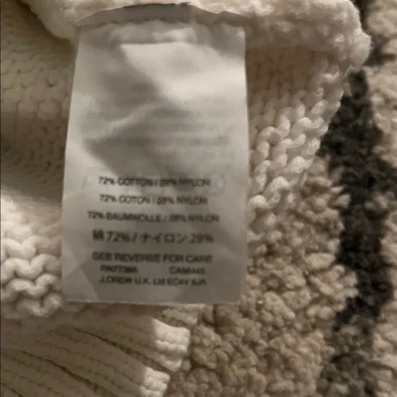 J. Crew Cream and Navy Striped Crew Neck Sweater - Picture 4 of 5